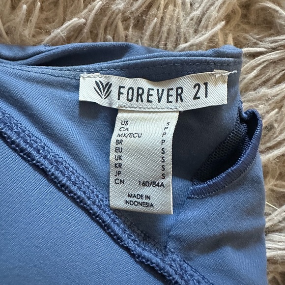 Blue Small Forever 21 Sports bra - Picture 3 of 3